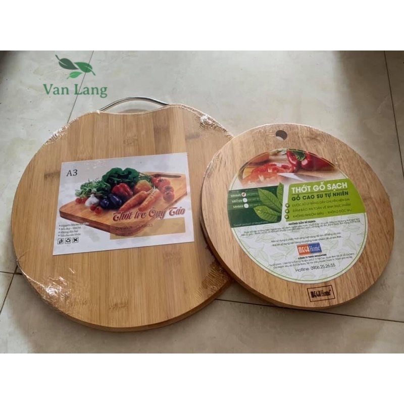 Thớt Gỗ Tròn 30cm Chắc Chắn Thớt Gỗ Bền Đẹp Giá Rẻ Tiện Dụng