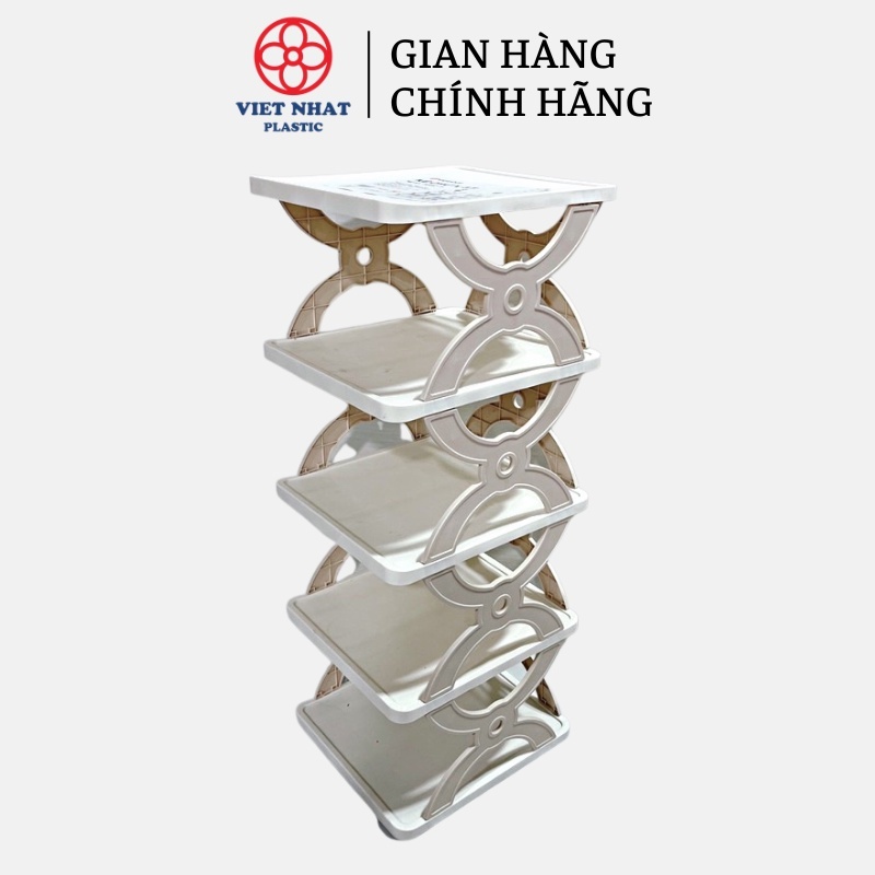 Kệ Để Giày Dép Chữ X 5 Tầng 5582 Việt Nhật, Kệ X Dễ Tháo Lắp Chịu Lực Tốt, Độ Bền Cao
