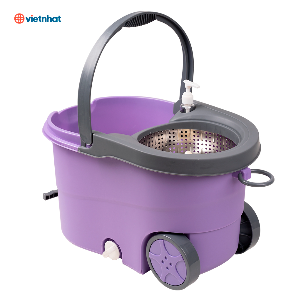Bộ Chổi Lau Nhà Tự Vắt Cao Cấp Hokori, Bộ Lau Nhà Thông Minh Việt Nhật Cao Cấp Có Kèm Cây Lau Nhà Đa Năng