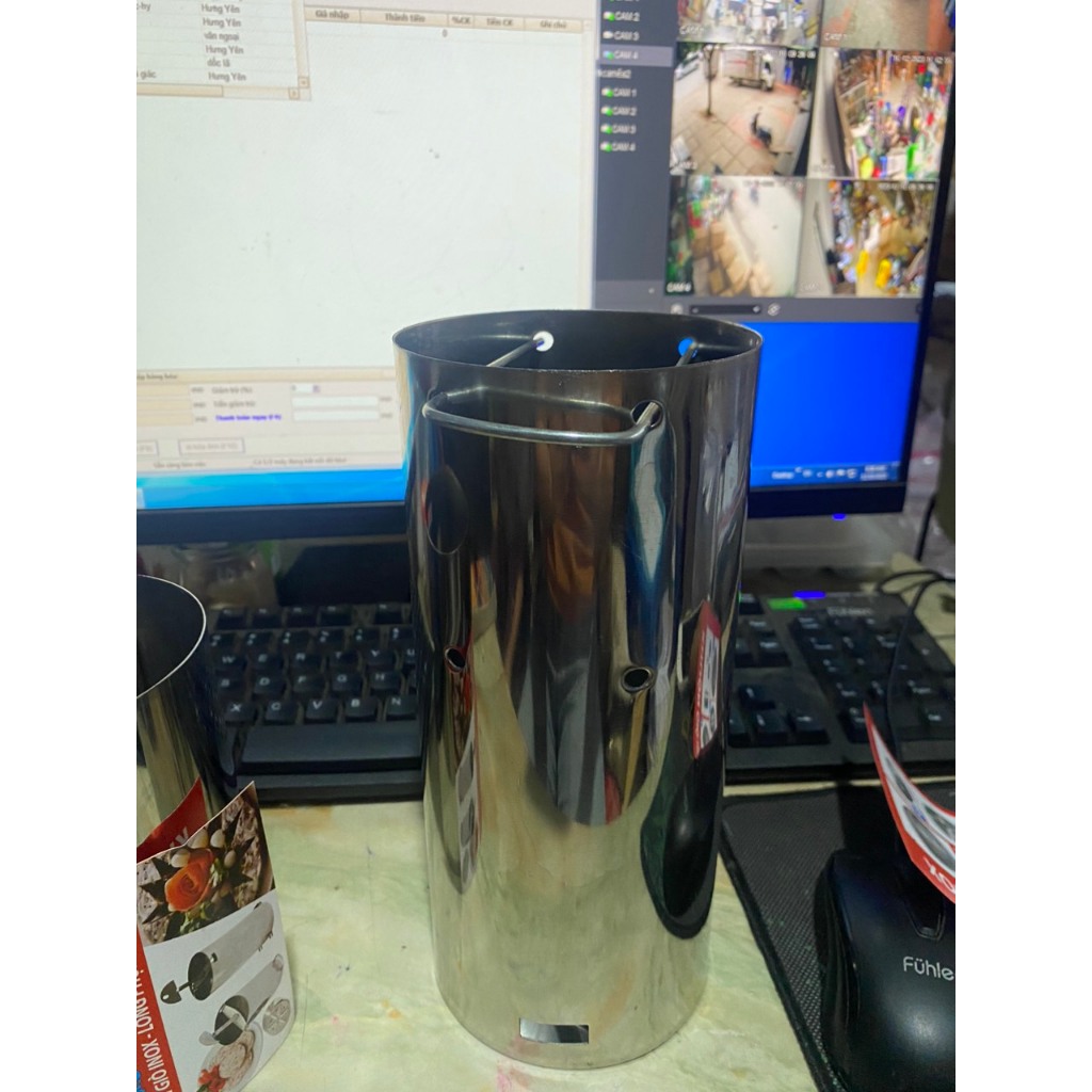 Khuôn giò chả, chả lụa loại 1kg, 2kg - Khuôn làm giò Inox cao cấp hàng xịn