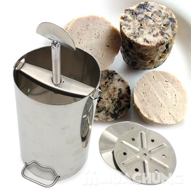Khuôn giò chả, chả lụa loại 1kg, 2kg - Khuôn làm giò Inox cao cấp hàng xịn