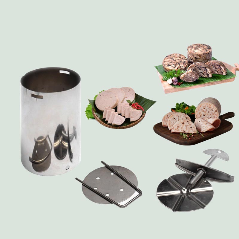 Khuôn giò chả, chả lụa loại 1kg, 2kg - Khuôn làm giò Inox cao cấp hàng xịn