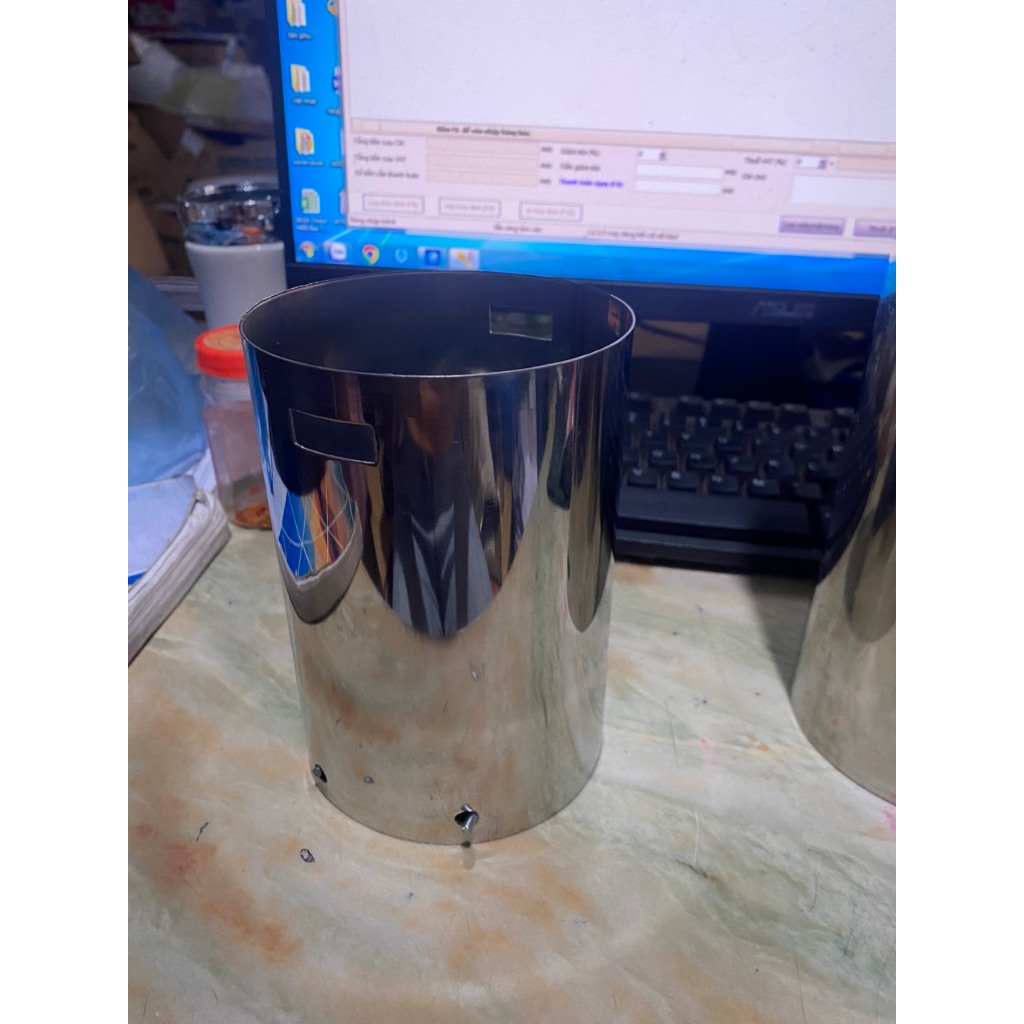 Khuôn giò chả, chả lụa loại 1kg, 2kg - Khuôn làm giò Inox cao cấp hàng xịn