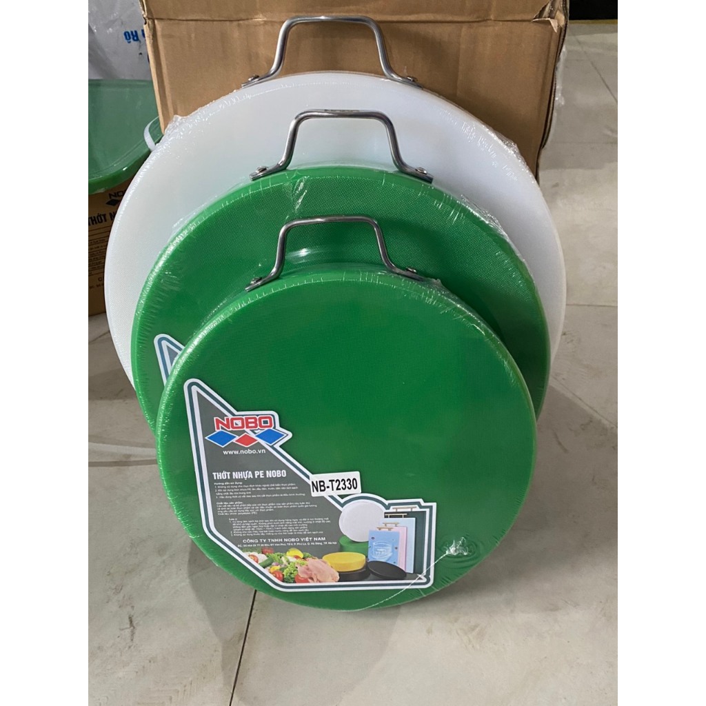 Thớt Nhựa Nobo Hàng Dày Đẹp Chắc Tay 3 Kích Thước  Thớt Nhựa Dày Xịn,Thớt chặt bằng nhựa