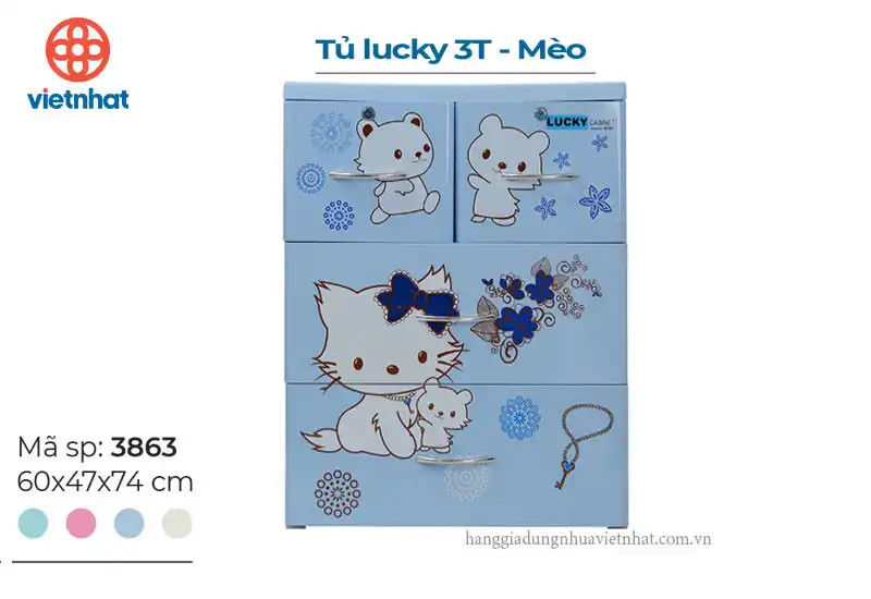 Tủ lucky 3T - Mèo