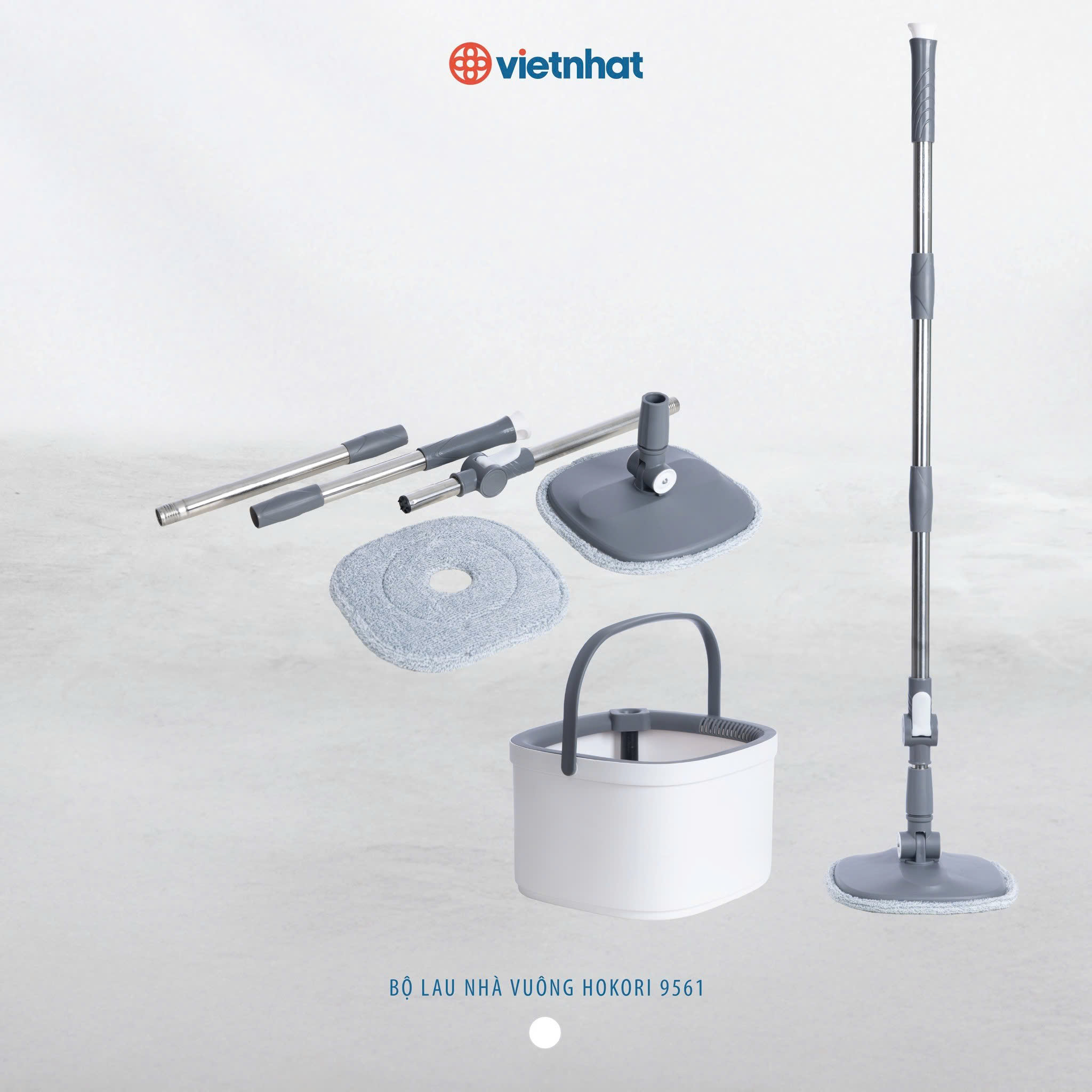 BỘ LAU NHÀ VUÔNG HOKORI 9561