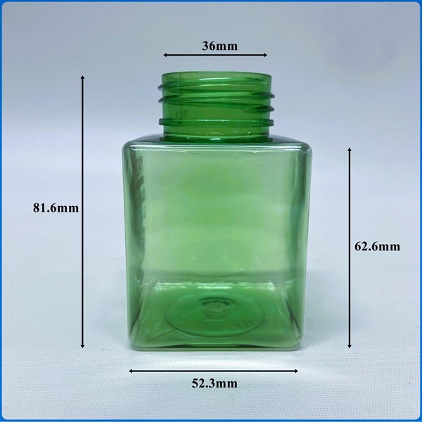 CHAI NHỰA PET DÁNG VUÔNG 150ML