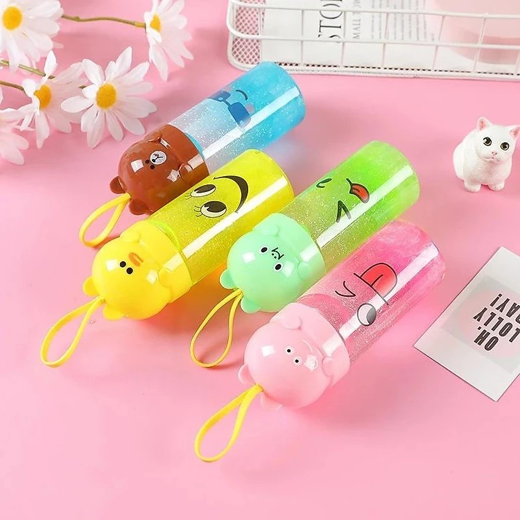 CHAI NHỰA PET ĐỰNG NƯỚC THỰC PHẨM HÌNH TRỤ TRÒN, MÀU SẮC TRẺ EM; DUNG TÍCH 250ML - 500ML