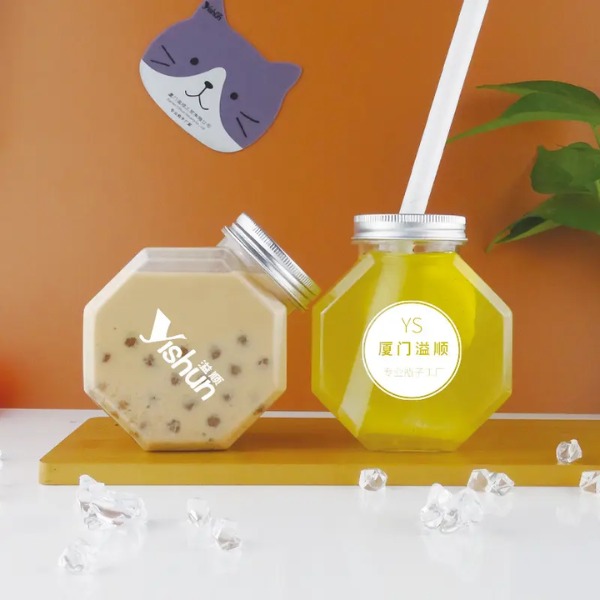 CHAI NHỰA PET ĐỰNG NƯỚC HÌNH BÁT GIÁC; DUNG TÍCH 400ML - 800ML