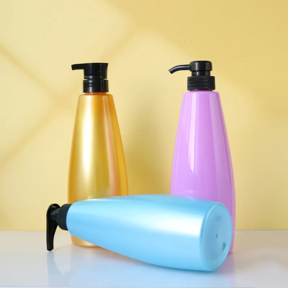 CHAI MỸ PHẨM NHỰA PET XI MẠ THÂN CAO ; DUNG TÍCH 750ML