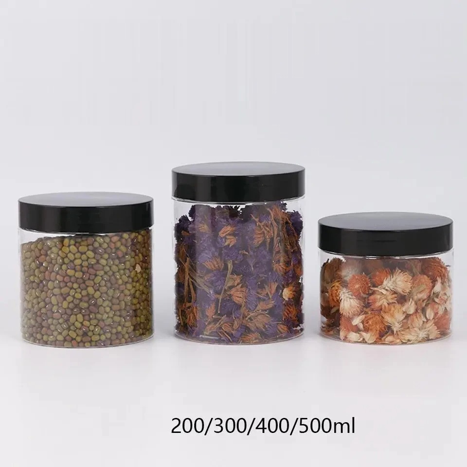 HŨ NHỰA PET ĐỰNG THỰC PHẨM TRONG SUỐT; DUNG TÍCH 200ML - 1000ML