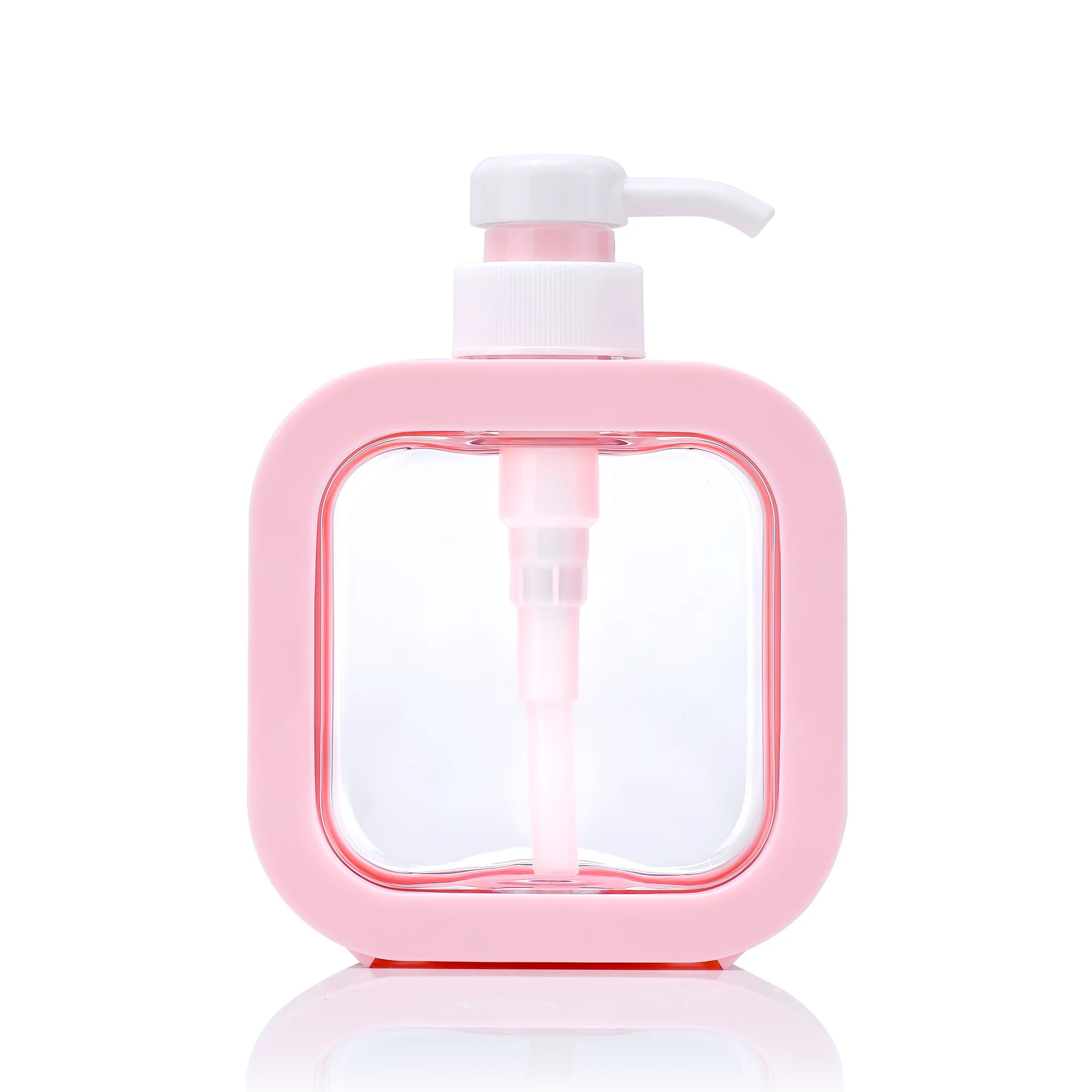 CHAI DẦU GỘI/SỮA TẮM DÁNG VUÔNG NHỰA PET ; DUNG TÍCH 300ML - 500ML