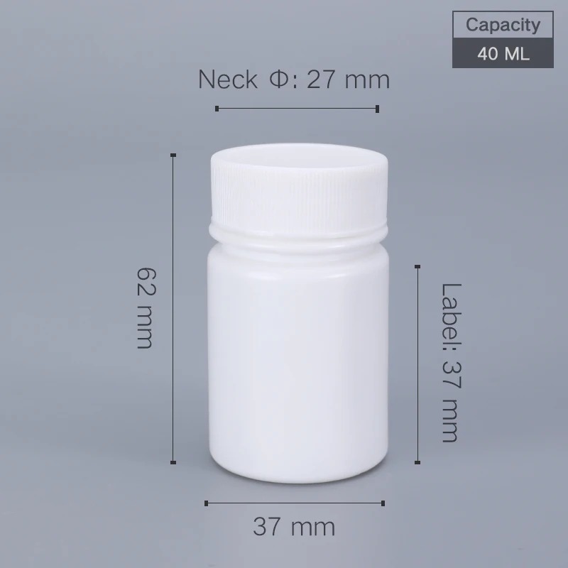CHAI NHỰA HDPE ĐỰNG THUỐC VIÊN/THUỐC BỘT DƯỢC PHẨM; DUNG TÍCH 20ML - 200ML