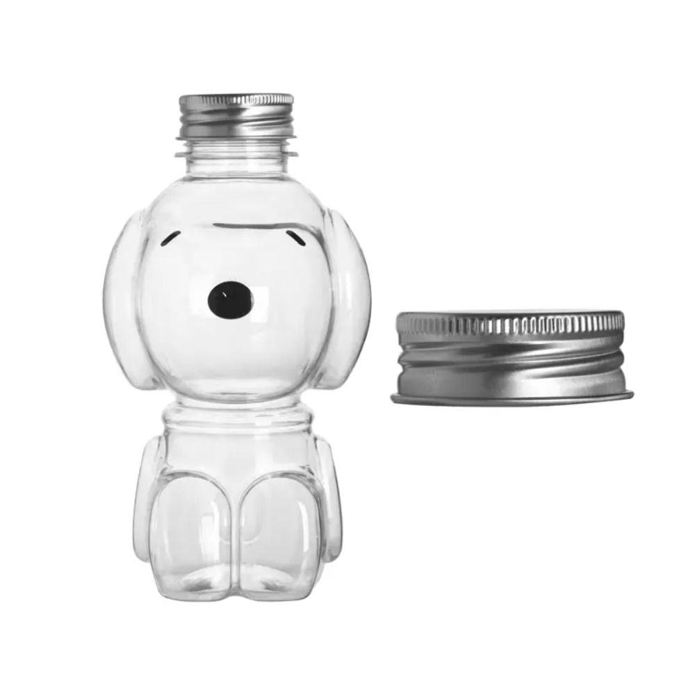 HŨ NHỰA PET ĐỰNG THỰC PHẨM HÌNH CHÚ CHÓ; DUNG TÍCH 350ML