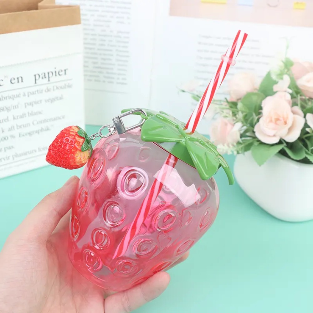 HŨ NHỰA PET ĐỰNG THỰC PHẨM HÌNH DÂU TÂY; DUNG TÍCH 500ML