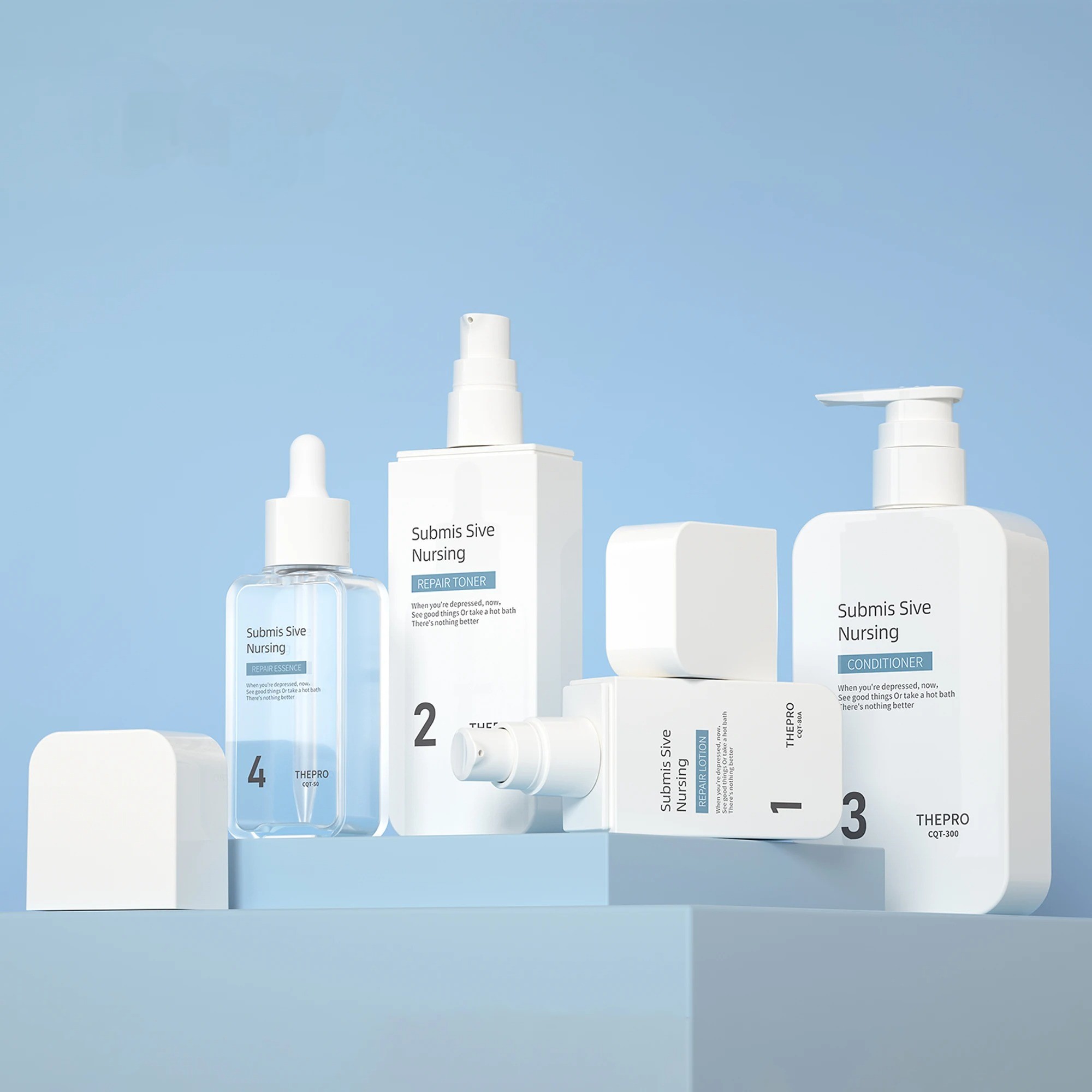 CHAI DƯỠNG DA/TINH DẦU NHỰA PET DÁNG VUÔNG ; DUNG TÍCH 50ML - 500ML