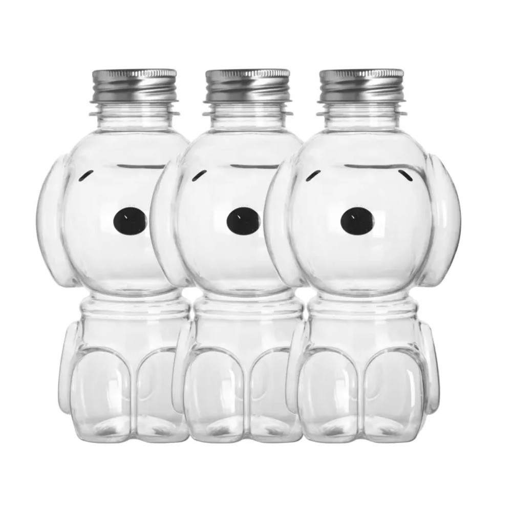 HŨ NHỰA PET ĐỰNG THỰC PHẨM HÌNH CHÚ CHÓ; DUNG TÍCH 350ML