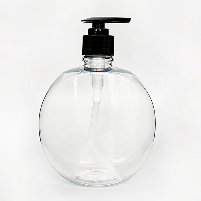 CHAI MỸ PHẨM NHỰA PET TRONG SUỐT DÁNG TRÒN; DUNG TÍCH 500ML - 1000ML