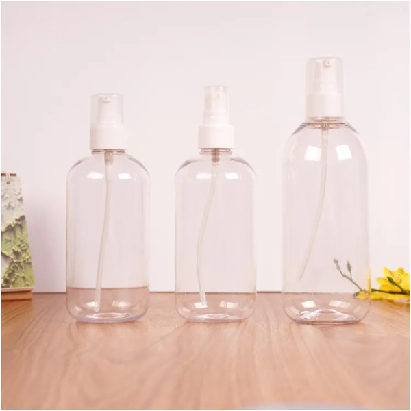 CHAI ĐỰNG MỸ PHẨM NHỰA PET TRONG SUỐT; DUNG TÍCH 250ML - 1000ML