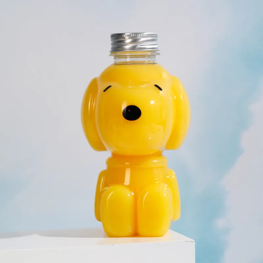 HŨ NHỰA PET ĐỰNG THỰC PHẨM HÌNH CHÚ CHÓ; DUNG TÍCH 350ML