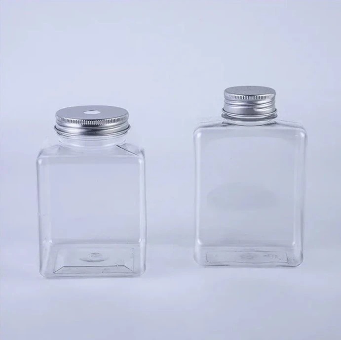CHAI NHỰA PET ĐỰNG NƯỚC DÁNG VUÔNG; DUNG TÍCH 400ML - 600ML