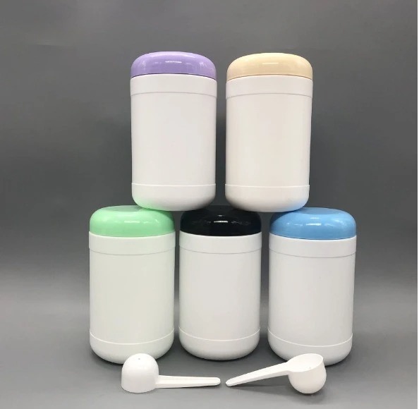 HŨ NHỰA HDPE ĐỰNG THỰC PHẨM DẠNG BỘT; DUNG TÍCH 300ML - 2000ML
