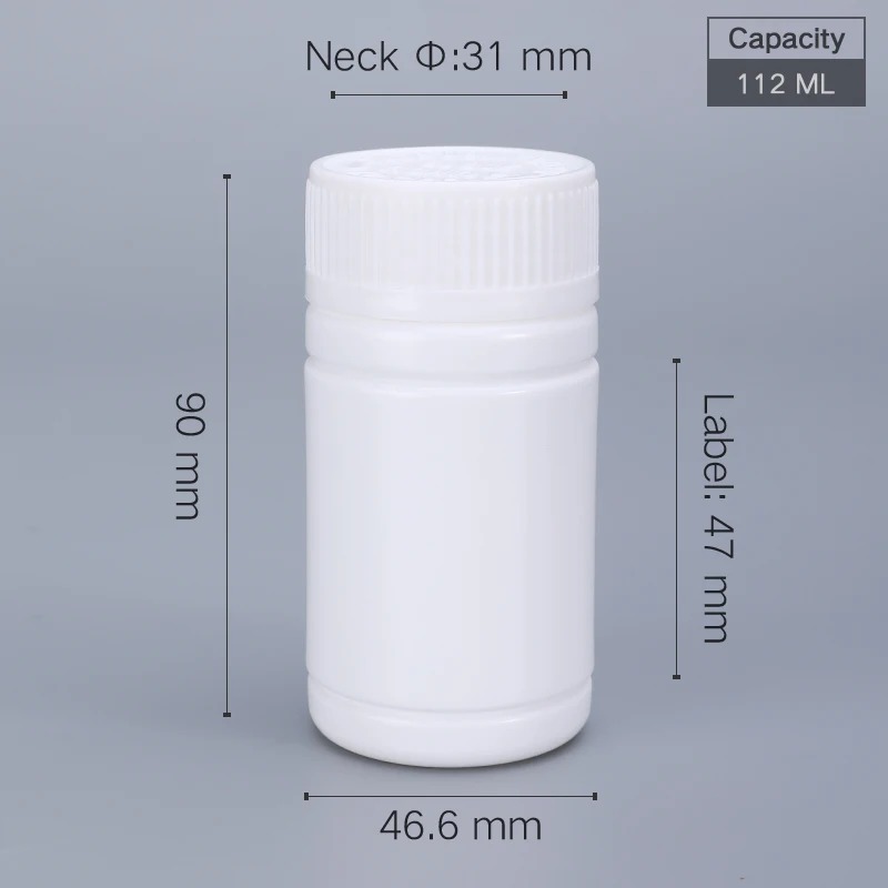 CHAI NHỰA HDPE ĐỰNG THUỐC VIÊN/THUỐC BỘT DƯỢC PHẨM; DUNG TÍCH 20ML - 200ML
