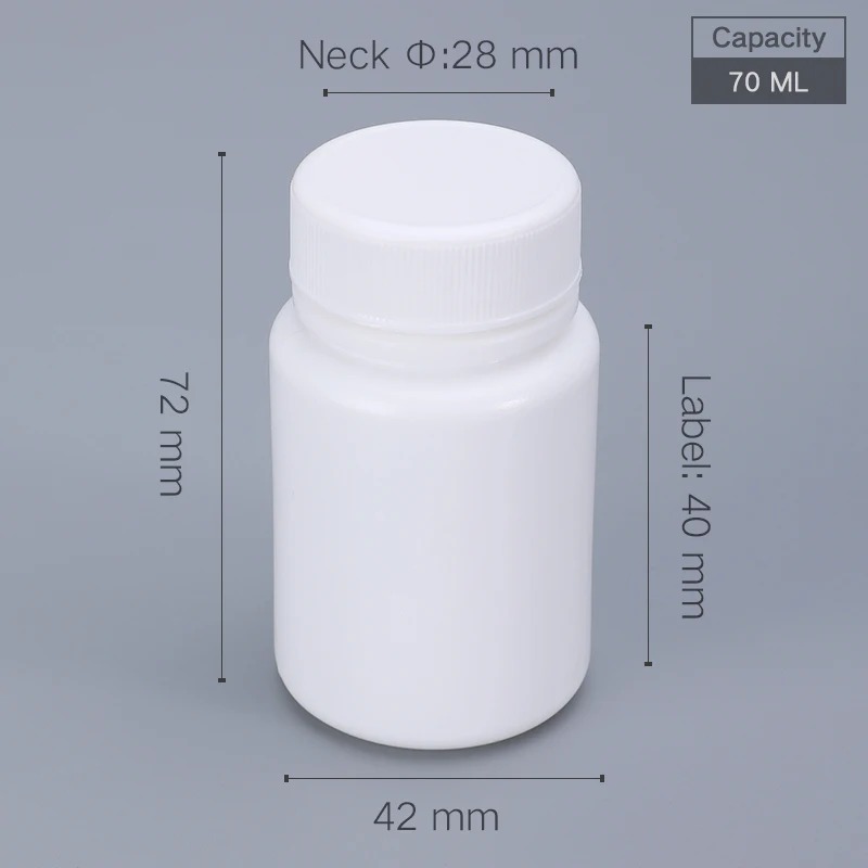CHAI NHỰA HDPE ĐỰNG THUỐC VIÊN/THUỐC BỘT DƯỢC PHẨM; DUNG TÍCH 20ML - 200ML