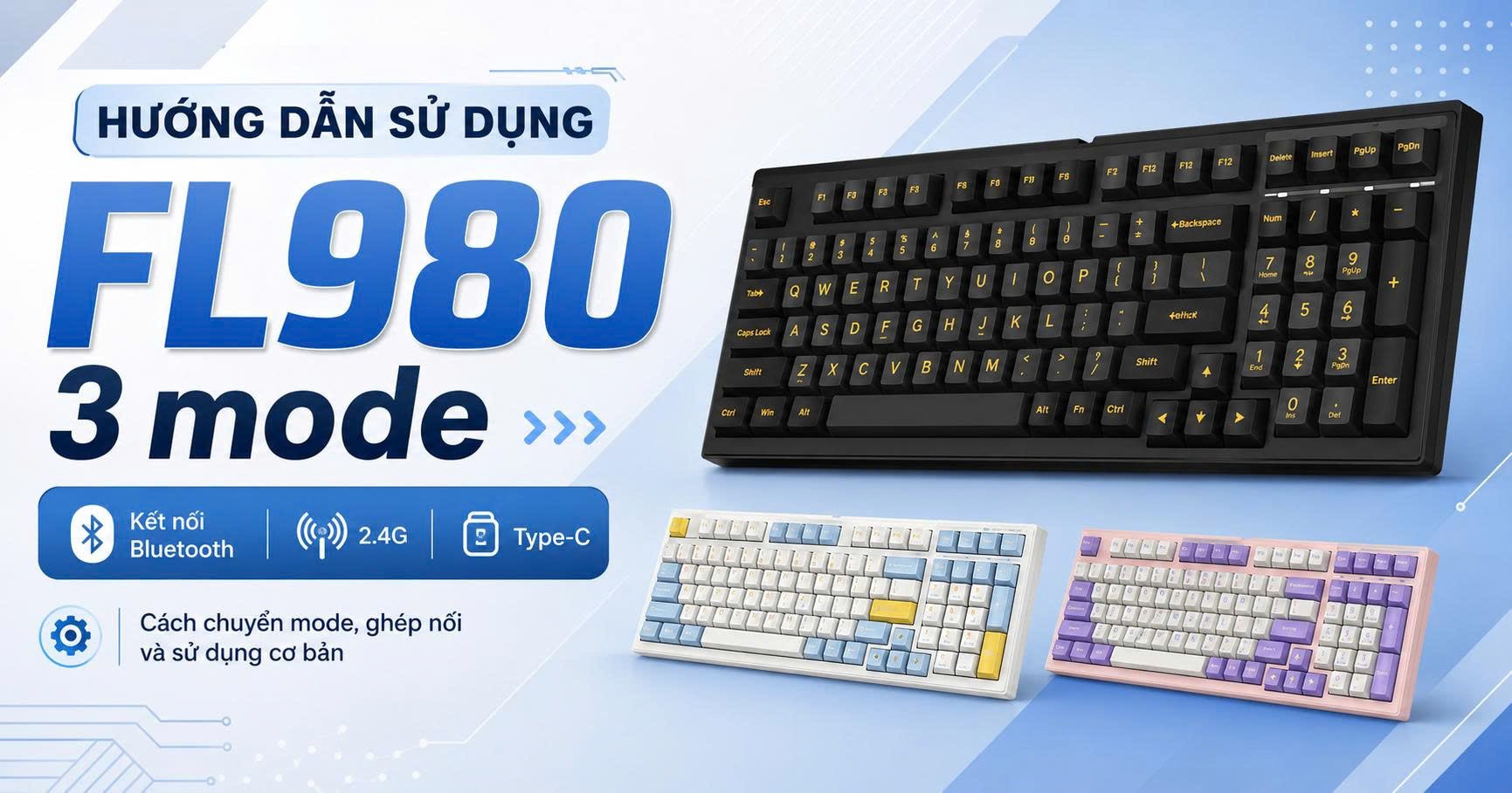 Hướng Dẫn Sử Dụng Bàn Phím Cơ FL-Esports FL980 V2 Toàn Tập | MKShop