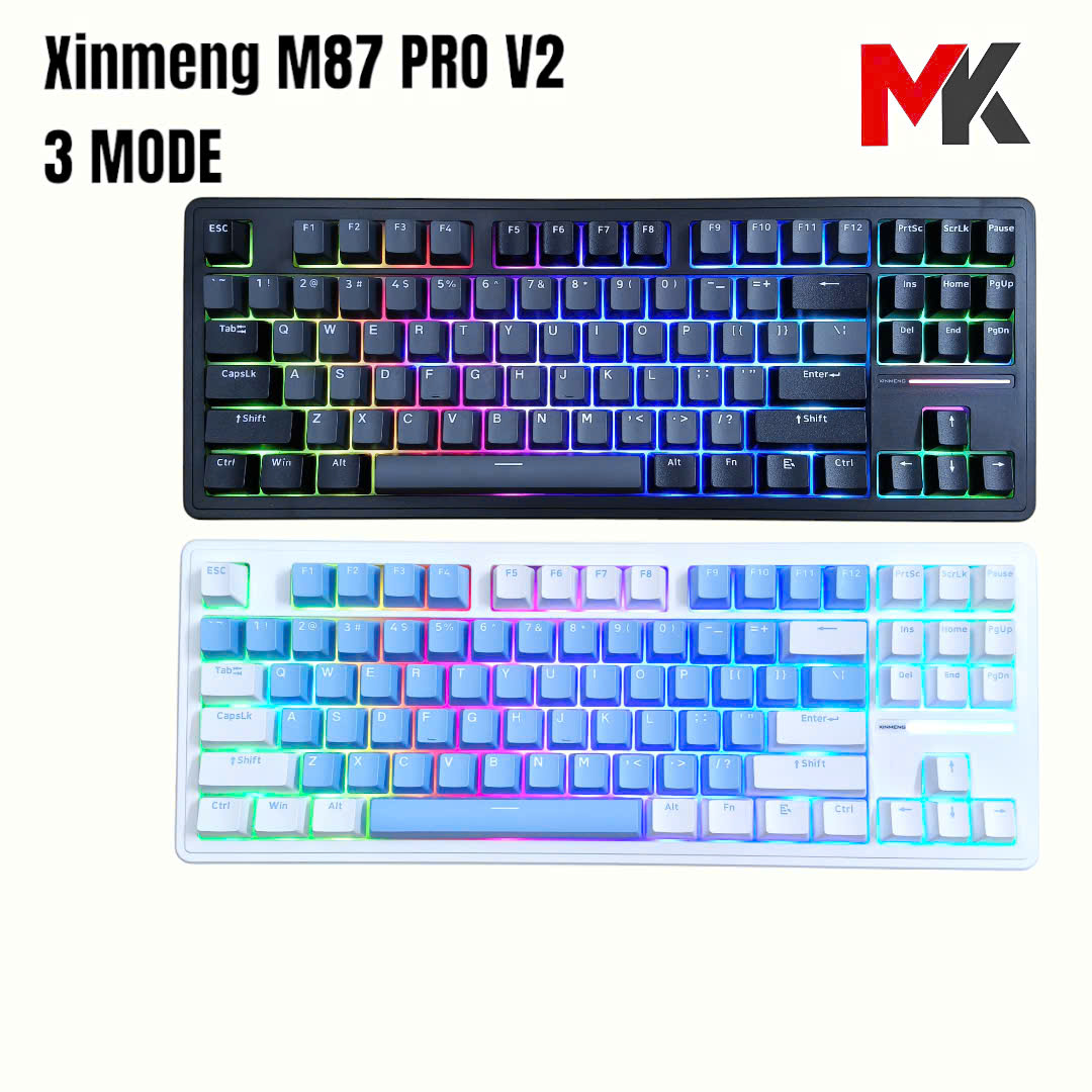 Hướng Dẫn Sử Dụng Bàn Phím Cơ Xinmeng M87 Pro V2 - Tổ Hợp Phím FN, LED RGB | MKShop