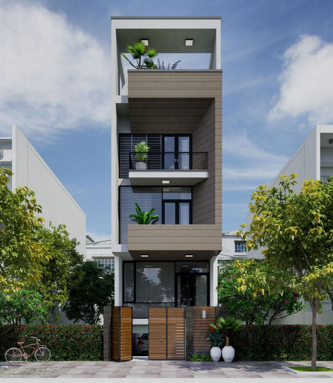 Thiết kế nội thất nhà phố hiện đại đẹp nhất năm 2023