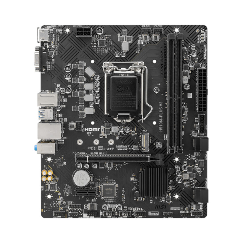 Mainboard MSI H510M PLUS V3 (Intel H470, Socket LGA 1200, mATX, khe RAM DDR4)