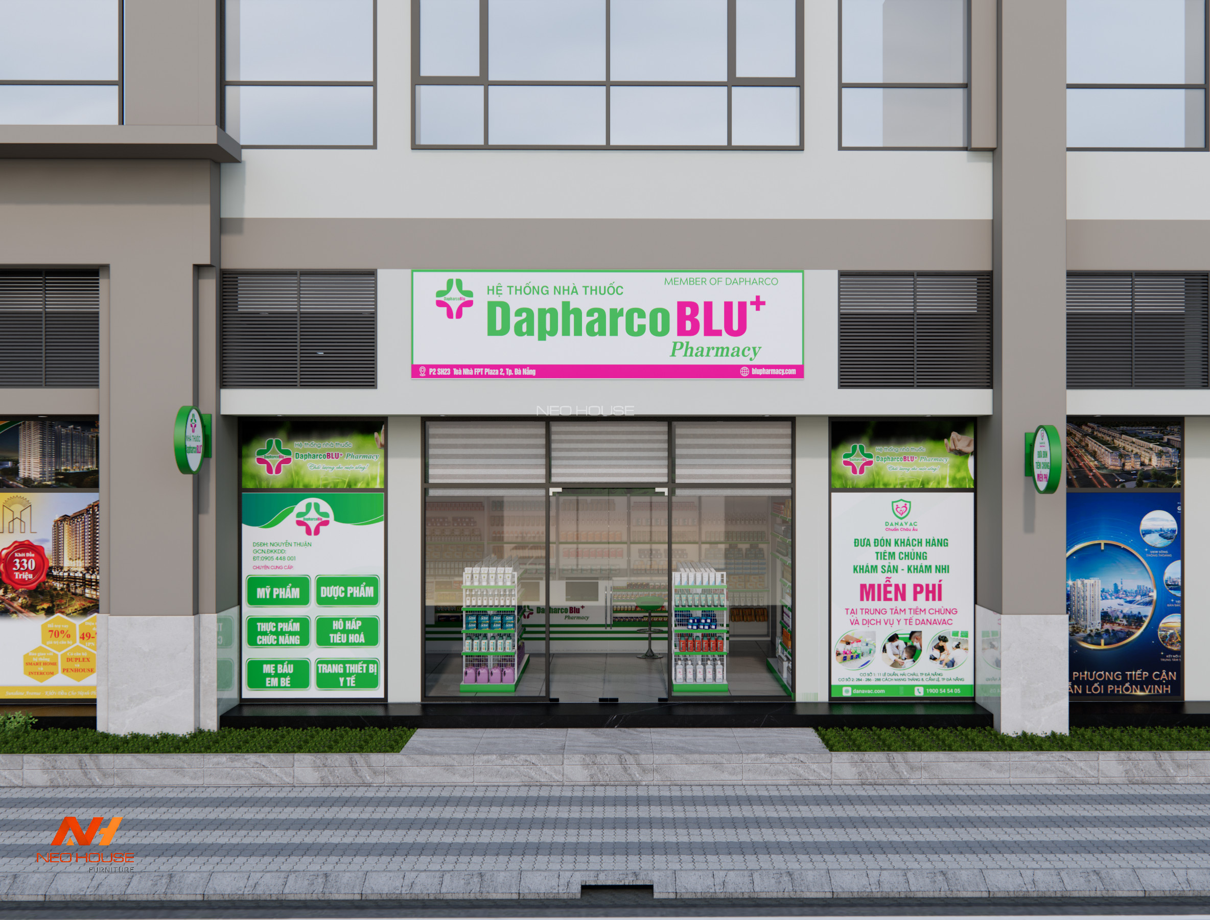 DapharcoBLU+ Pharmacy khai trương cửa hàng thứ 4 tại khu đô thị FPT Plaza 2, TP Đà Nẵng