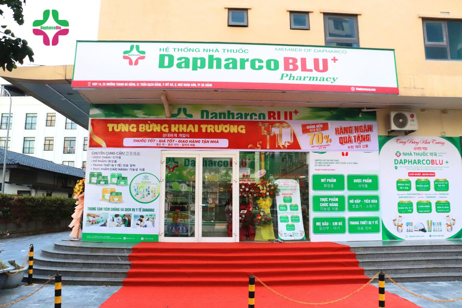 dapharcoblu-pharmacy-muong-thanh-ron-rang-ngay-khai-truong