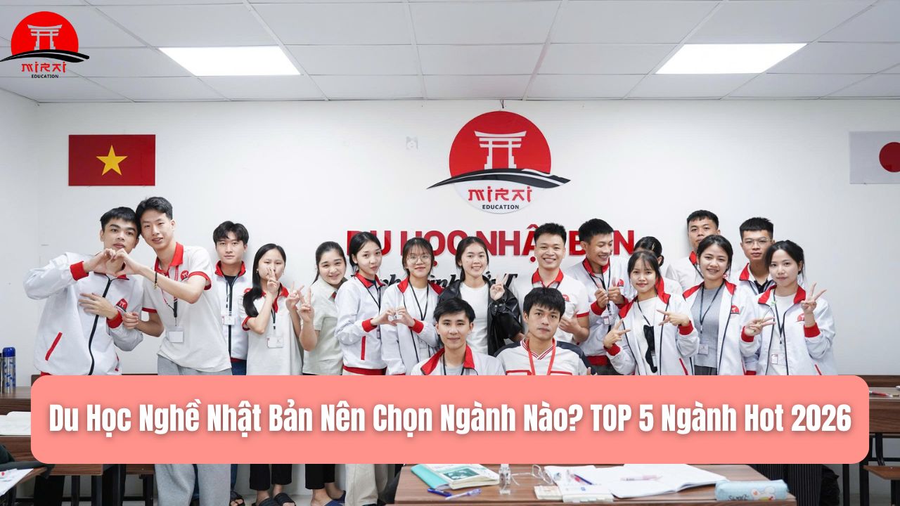 Du Học Nghề Nhật Bản Nên Chọn Ngành Nào? TOP 5 Ngành Hot 2026