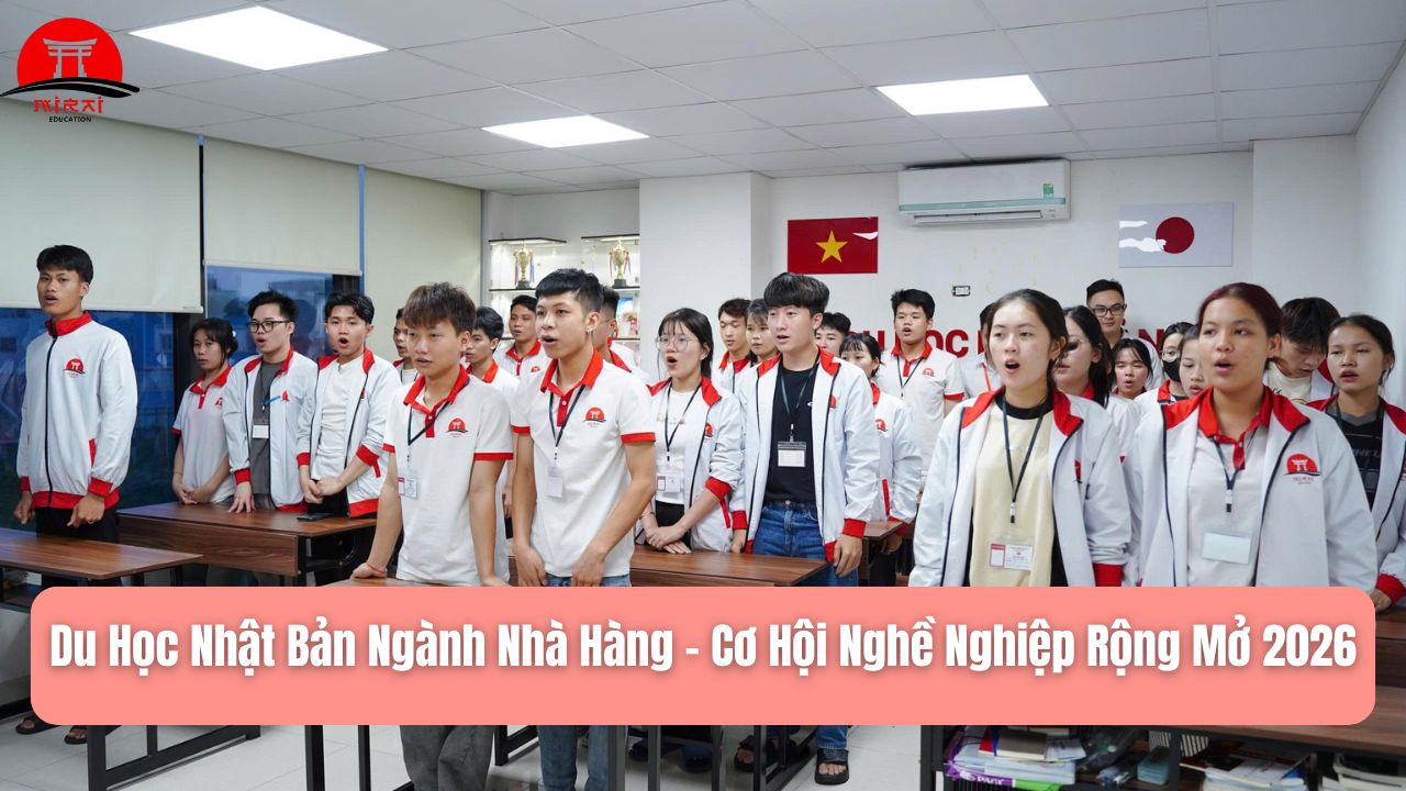 Du Học Nhật Bản Ngành Nhà Hàng – Cơ Hội Nghề Nghiệp Rộng Mở 2026