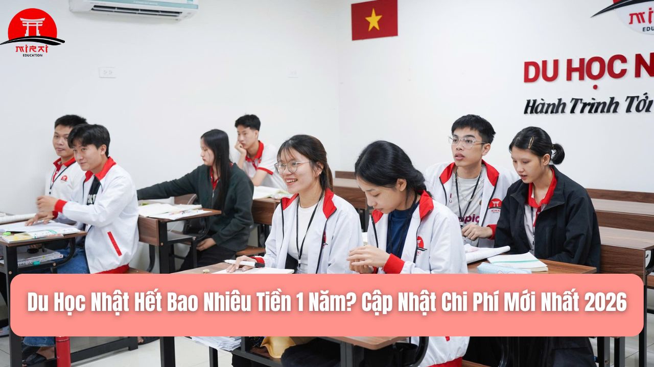 Du Học Nhật Hết Bao Nhiêu Tiền 1 Năm? Cập Nhật Chi Phí Mới Nhất 2026
