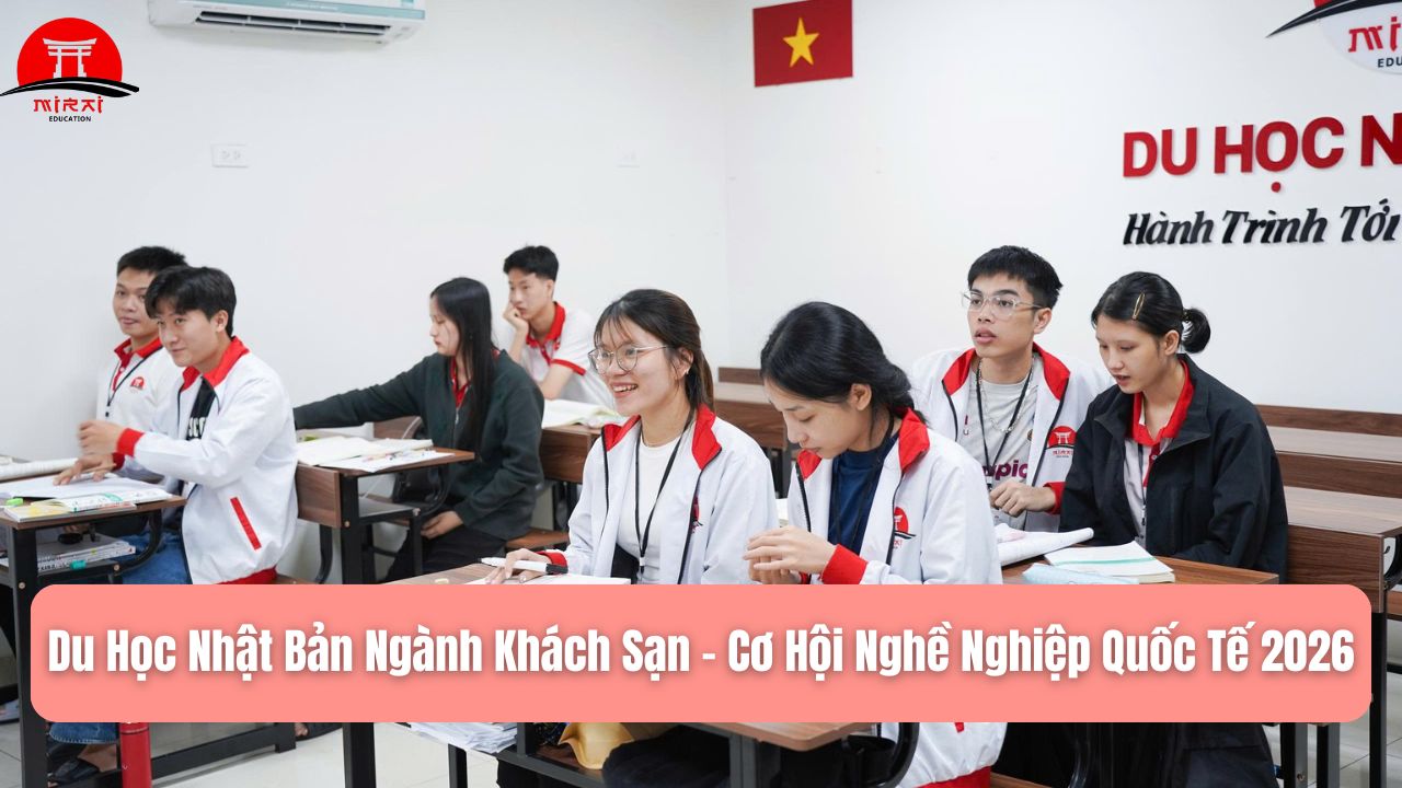 Du Học Nhật Bản Ngành Khách Sạn – Cơ Hội Nghề Nghiệp Quốc Tế 2026