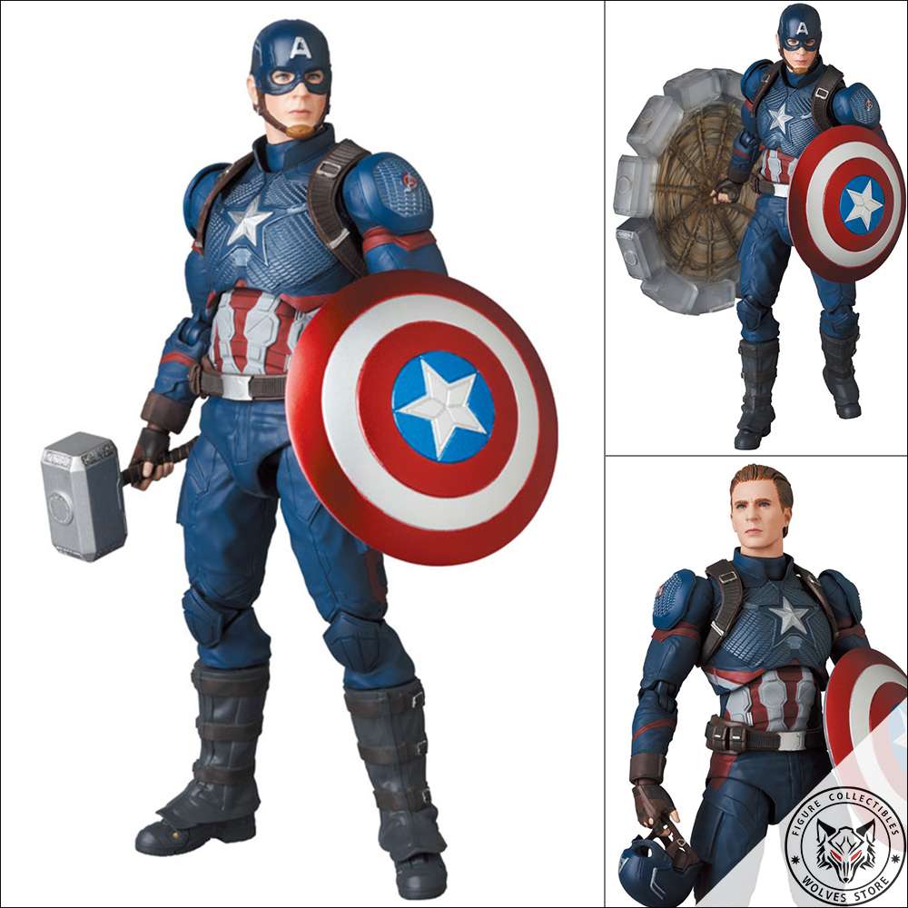 Mafex 130: Mafex Captain America (Endgame ver.)