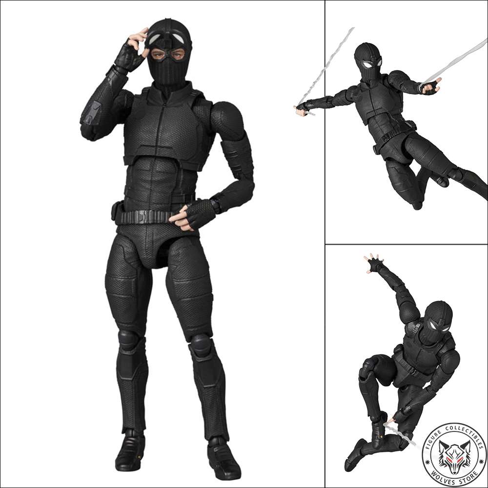 Mafex 125: Mafex Spiderman (Stealth Suit)