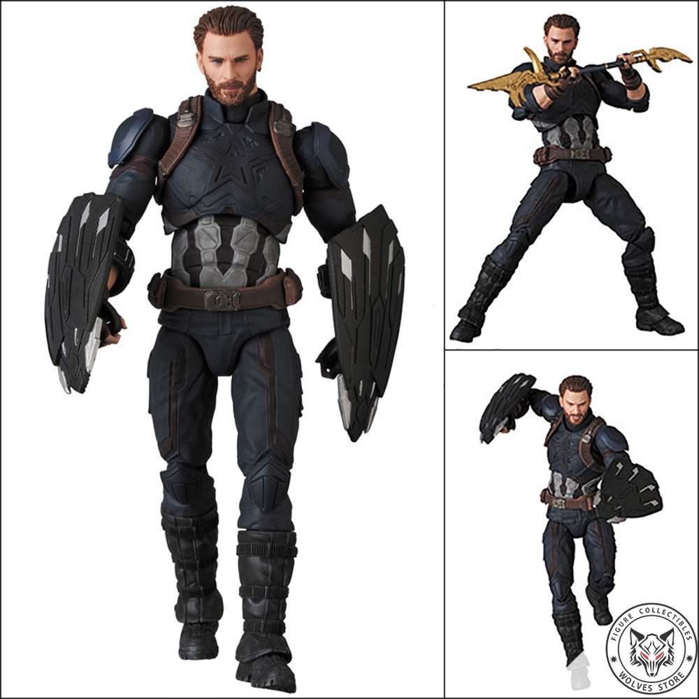 Mafex 122: Mafex Captain America (Infinity War ver.)