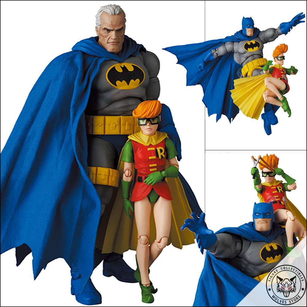 Mafex 139: Mafex Batman Blue ver. and Robin (The Dark Knight Returns)
