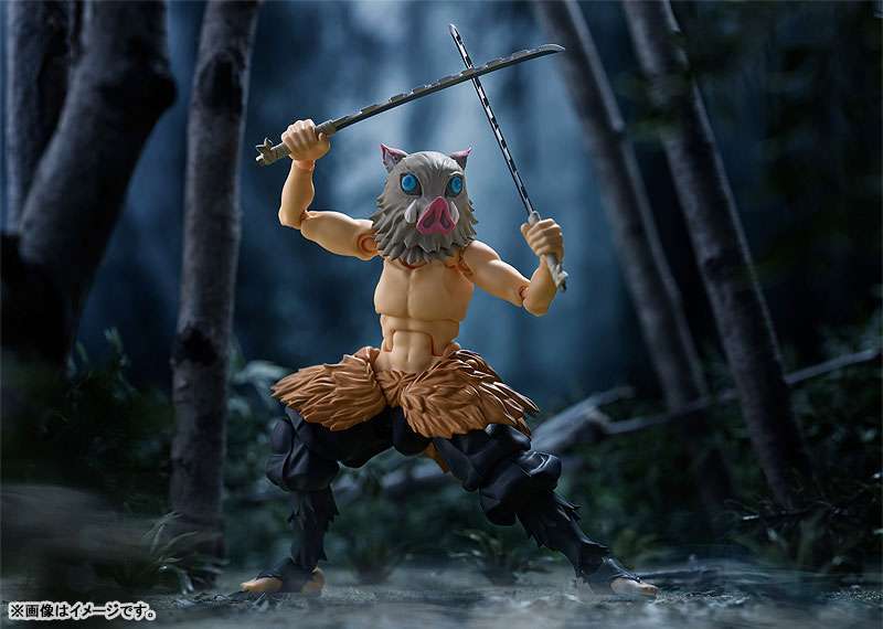 Figma 533: Figma Inosuke Hashibira (Demon Slayer: Kimetsu no Yaiba)