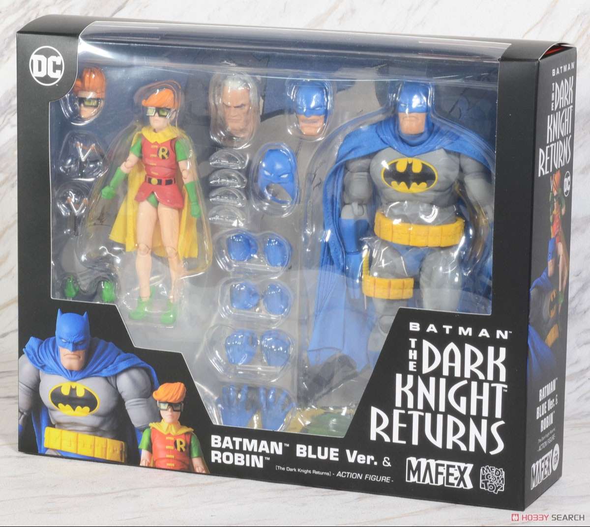 Mafex 139: Mafex Batman Blue ver. and Robin (The Dark Knight Returns)