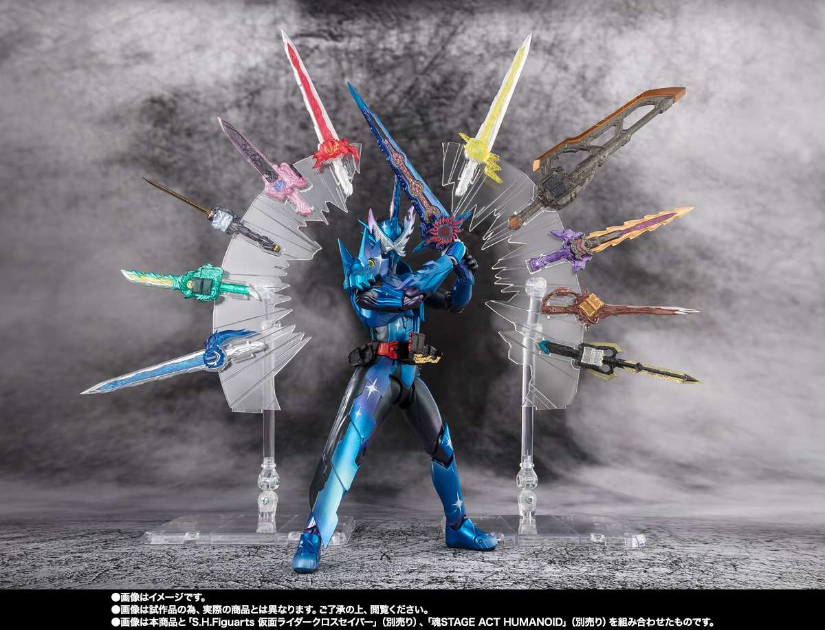 S.H.Figuarts: Kamen Rider Xcross Saber và Set 10 Seiken