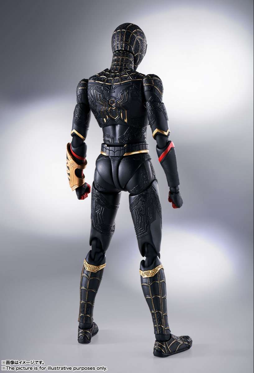 S.H.Figuarts: Spiderman Black and Gold suit (Spiderman: No Way Home)
