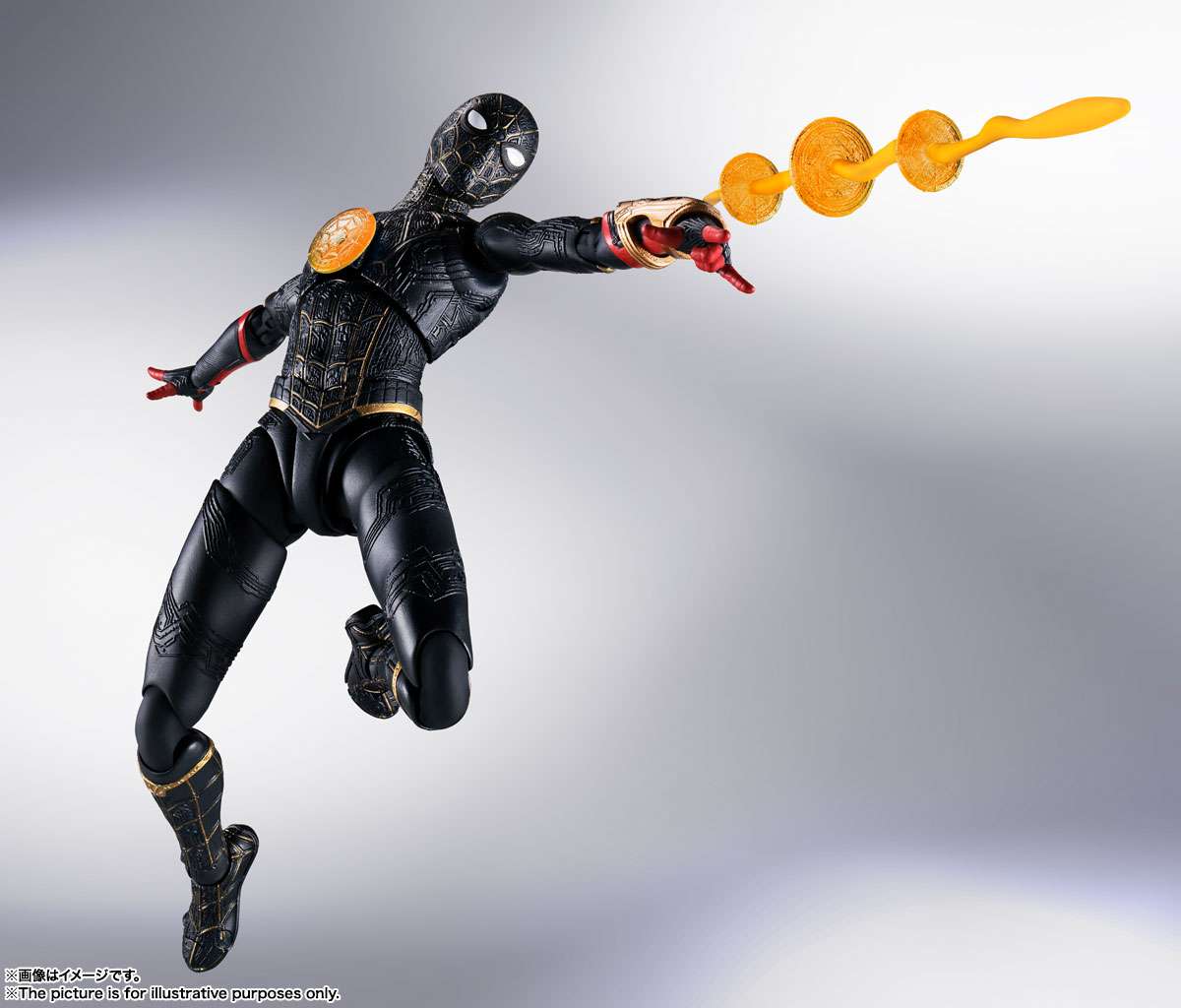 S.H.Figuarts: Spiderman Black and Gold suit (Spiderman: No Way Home)