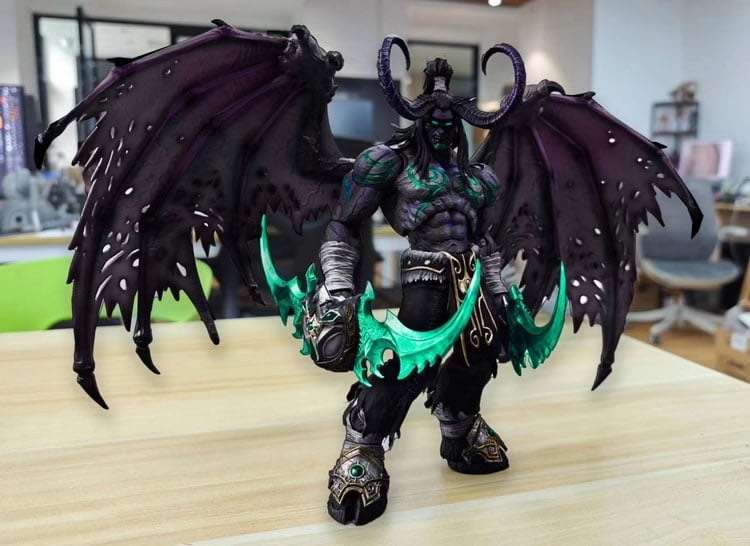 Hero Toys: Illidan Stormrage - Demon Hunter black ver. (World of Warcraft)