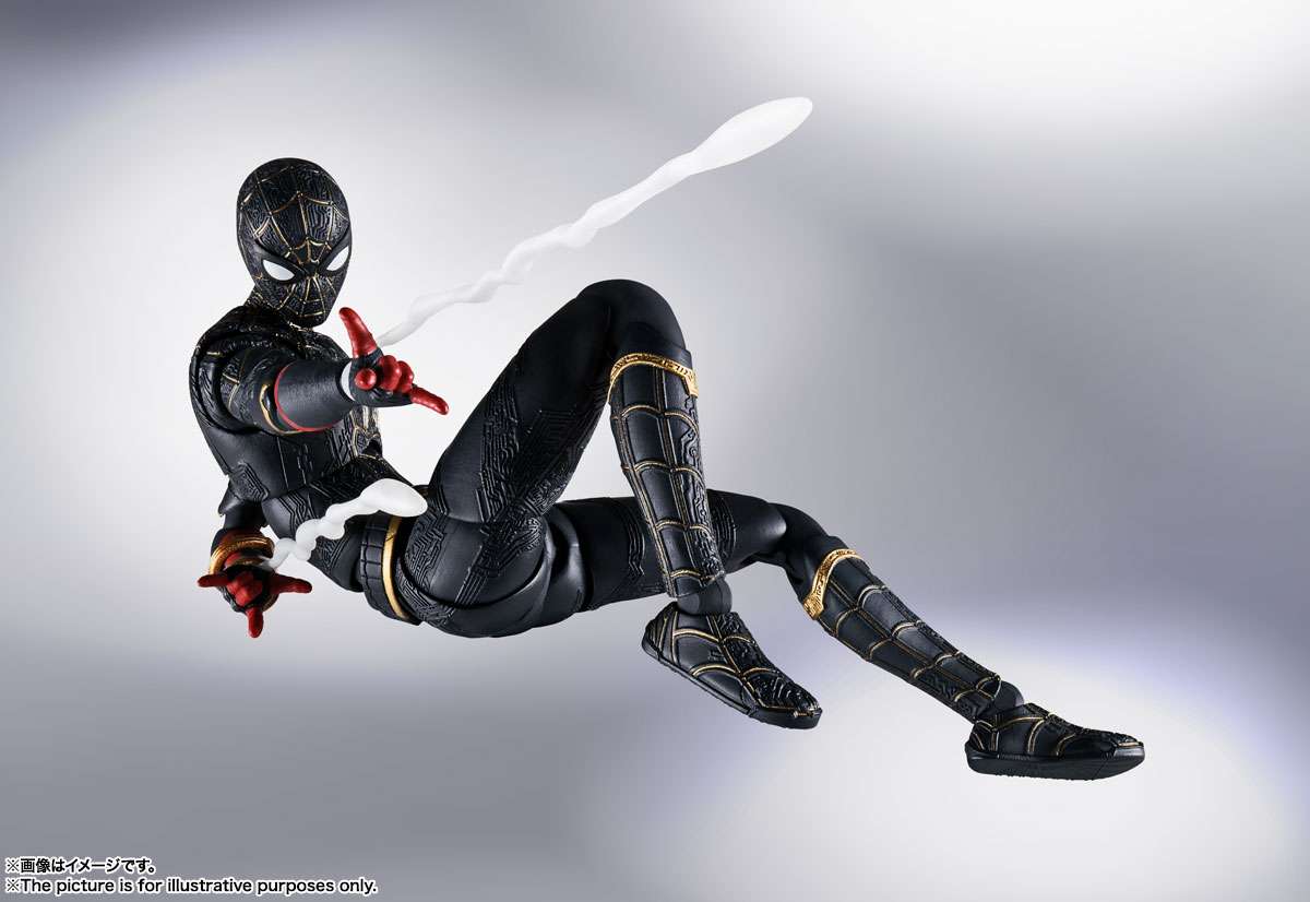 S.H.Figuarts: Spiderman Black and Gold suit (Spiderman: No Way Home)