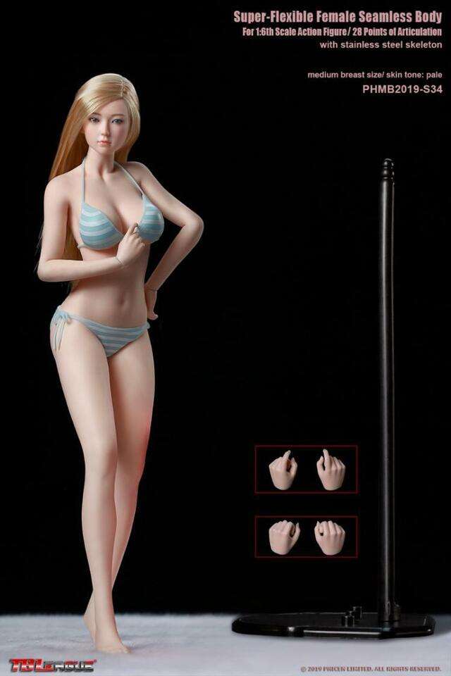 TBLeague: Super-Flexible Female Seamless 1/6 Scale (S34 and S35)